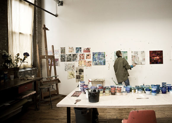 Rossman's studio