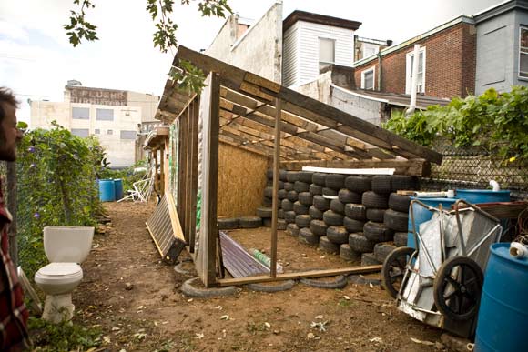 The beginnings of the first Urban Earthship - Kensington