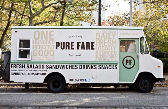 The Pure Fare Truck in West Philadelphia