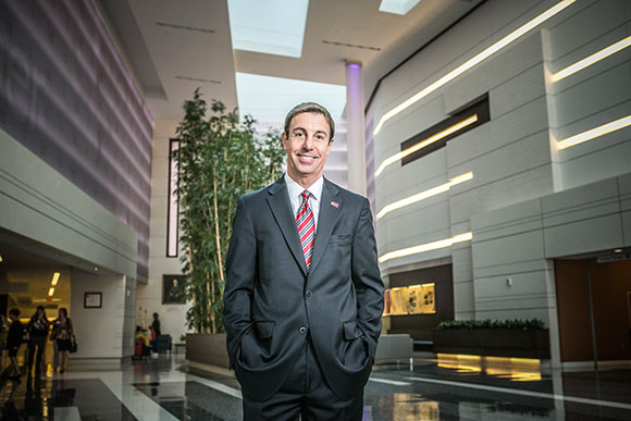 Chief of Staff Lou Bezich in the Roberts Pavillion at Cooper Hospital - Camden