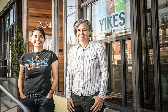 Tracy and Mia Levesque - Co-owners of YIKES, Inc. 