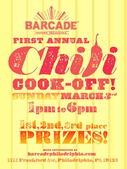 Barcade Chili Cook-off