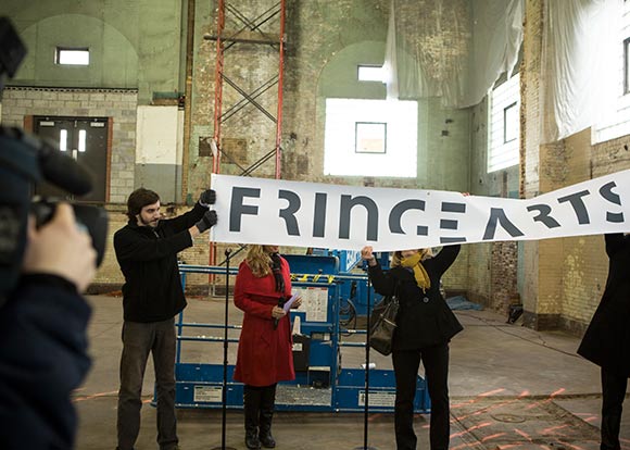 The unveiling on the building's official name