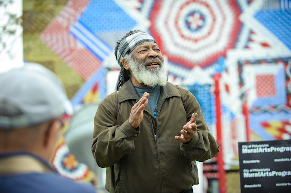 A mural dedication in Parkside