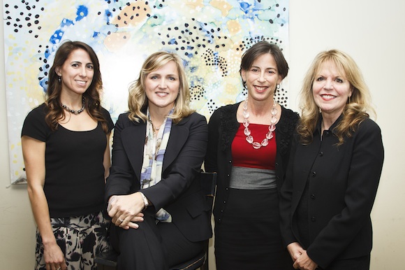 AWE fellows with Jeanne Mell (second from right)