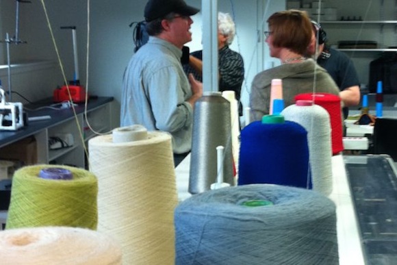 A textile lab at Drexel