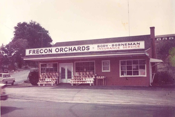 Frecon's farmstand in the 1960s
