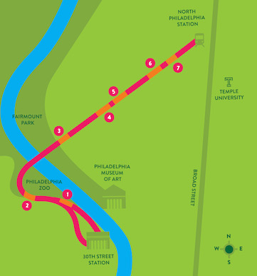 A map of the Psychylustro sites