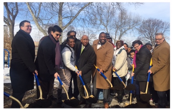 Groundbreaking at Stinger Square