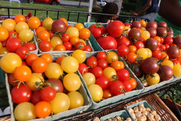 Tomatoes at the farm market