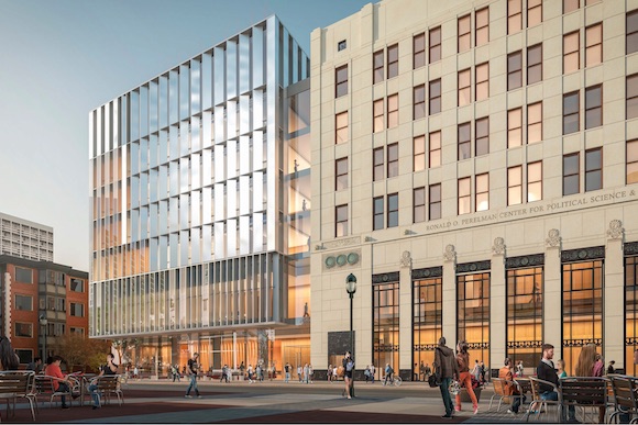 A rendering of Perelman Center