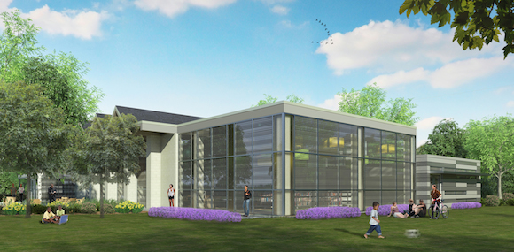 Lovett Memorial Library's proposed expansion