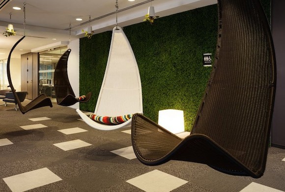 The interior of Pipeline's Miami offices