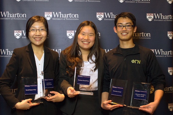 Left to Right: Jeanny Yao, Miranda Wang, Alexander Simafranca