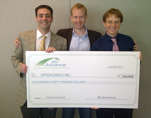 Optifluidics receives funding from BioAdvance