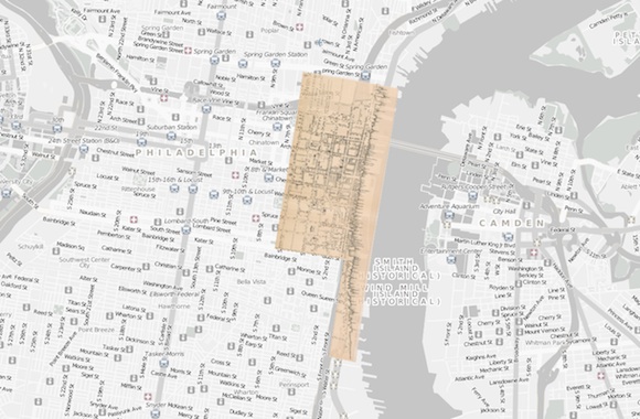 Plan of City of Philadelphia, 1776