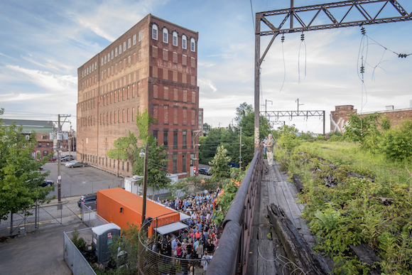 The Viaduct Rail Park Pop Up Garden