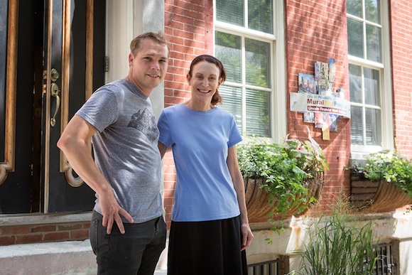 Shepard Fairey and Jane Golden