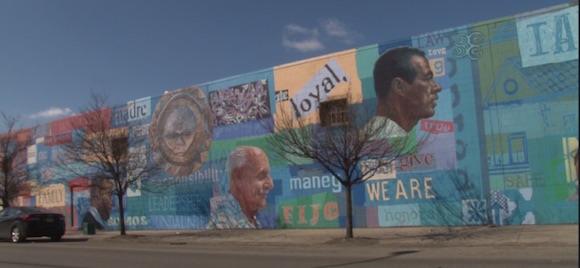 A mural in South Kensington