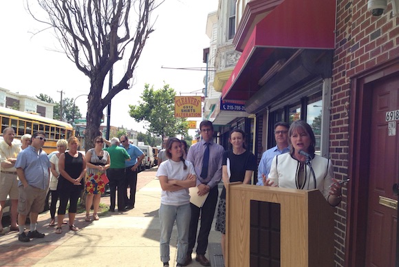 The temporary storefront library in Tacony