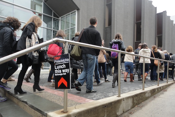 Heading to lunch at 2014's TEDx Philadelphia