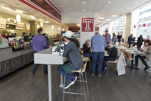 The new cafe at Temple Center City