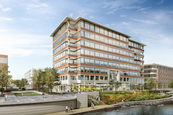 A rendering of 615 Waterfront Drive
