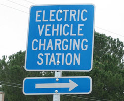 Electric vehicle charging station