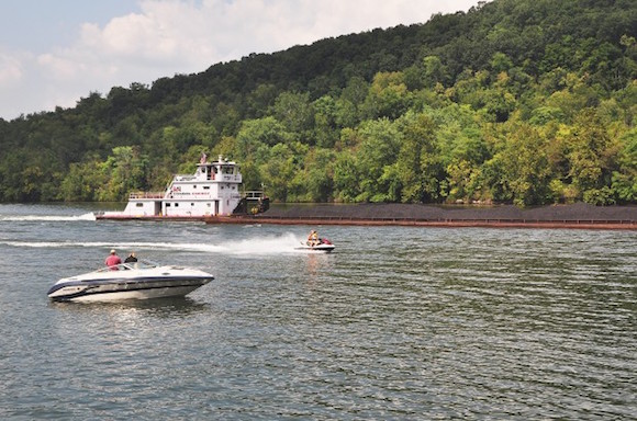 Cruising on the river