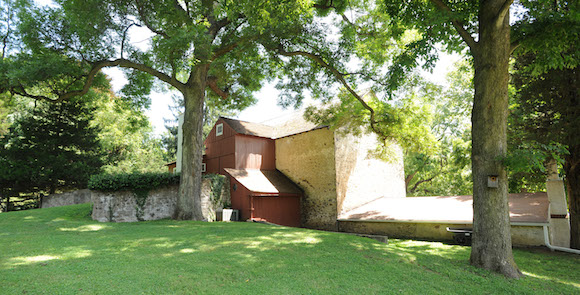 Baldwin's Book Barn has an idyllic setting