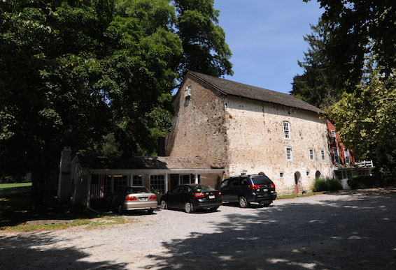 Baldwin's Book Barn has an idyllic setting