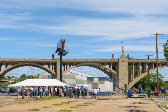 An event celebrating The Waterfront