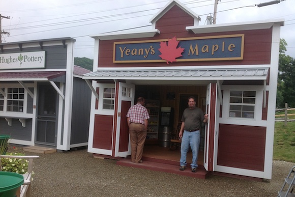 Dave Yeany prepares to open his shop