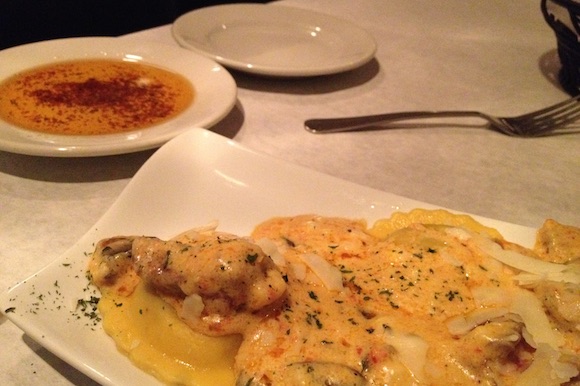 Ravioli at Asiago's Tuscan Italian Restaurant