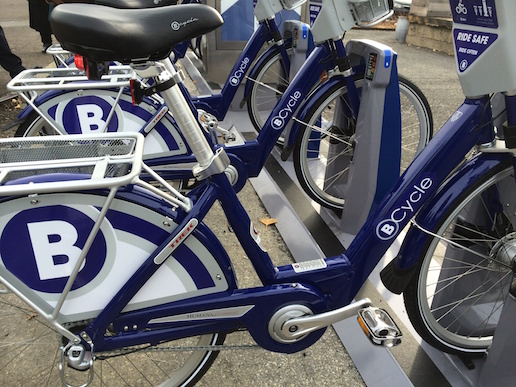 Sample bikes before the system became Indego