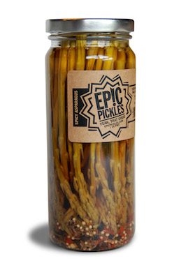 Spicy asparagus from EPIC Pickles