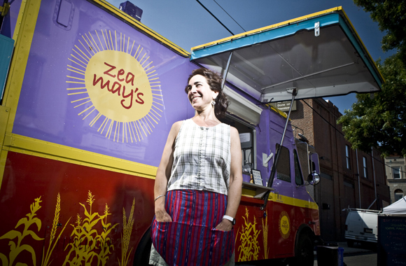 Sue Wasserkrug, owner of Zea May's food truck