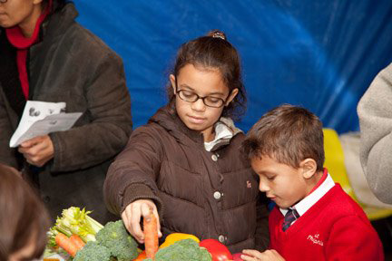 Children are among those benefiting from Farm to Families' holistic approach