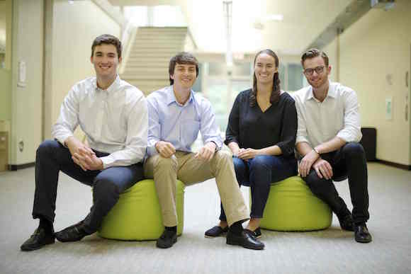 Aaron Goldstein, William Duckworth, Becca Goldstein and Collin Hill of Fever Smart