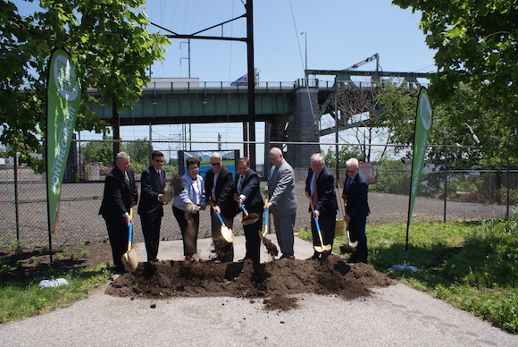 Groundbreaking at the K&T Trail