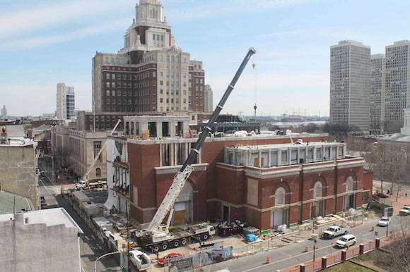 Construction on the Museum of the American Revolution