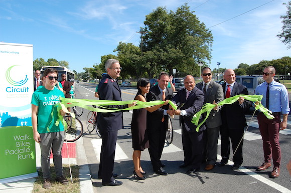 The Camden Greenway and Circuit trail project was unveiled on Sept. 24