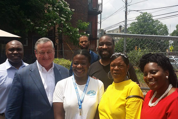 Mayor Kenney, Kenyatta Johnson and CDC leaders