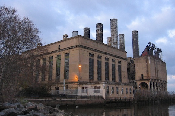 A power station on the Delaware