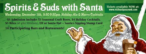 Spirits and Suds with Santa