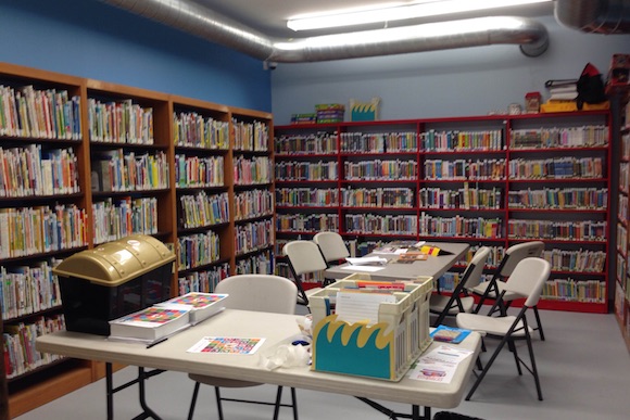 The temporary storefront library in Tacony